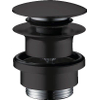 Hansgrohe Afvoerplug - 1 1/4" klikwaste - voor wastafel- en bidetmengkranen - mat zwart SW451534