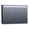 BRAUER Promise armoire de toilette – 99 x 70 x 15 cm – LED directe – Noir mat SW371662