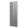 Plieger Cavallino Retto designradiator verticaal dubbel middenaansluiting 1800x602mm 1549W zilver metallic 7253049 Plieger Cavallino Retto designradiator verticaal dubbel middenaansluiting 1800x602mm 1549W zilver metallic 7253049