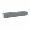 Mondiaz ALAN MODULE Meuble sous vasque - 200x45x30cm - 2 tiroirs - push to open - Plata SW1015146