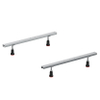 Zeza Badpoten Universeel - voor acryl bad - per set - zilver SW1015086