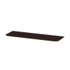 INK Concept R Plan de lavabo - 140x45x1.7cm - pour meuble bas arrondi - MFC - Dark veneer SW1406069