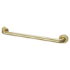 Haceka Kosmos Comfort Wall Barre d'appui de baignoire - 60cm - courbée - or brossé SW1245288