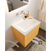 Mondiaz VICA Meuble Ocher avec 2 tiroirs 60x50x45cm vasque lavabo Cloud centre sans trou de robinet SW411090