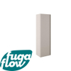 FugaFlow Eccelente Arredo Armoire colonne - 120x34.5x27.5cm - 1 porte - MDF - Coton mat (beige) SW1123265