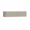 H&R Badmeubelen Juice Wastafelonderkast - 180x45x40cm - afgeronde hoeken - 3D-front - 2 lades - geïntegreerde greep - beige mat SW1259539