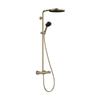Hansgrohe Pulsify S Puro Puro1jet - showerpipe - 260 - thermostatisch - HOH - 15cm - 3jet - handdouche - doucheslang - 160cm - thermostaat - geborsteld brons SW1151865