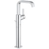 Grohe Allure Mitigeur surélevé avec bec U et tirette chrome 0434008 Grohe Allure Mitigeur surélevé avec bec U et tirette chrome 0434008