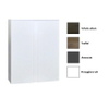 Sanicare Q7 kolomkast dubbel 67x32x90cm 2 deuren Greeploos met softclose Schots-eiken SW279439 Sanicare Q7 kolomkast dubbel 67x32x90cm 2 deuren Greeploos met softclose Schots-eiken SW279439