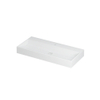 Ink United lavabo - 100x45x11cm - vasque centrée - 1 trou de robinet - blanc mat SW207338