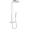 Hansgrohe Raindance e - select e - 360 - showerpipe - ecostat - ecosmart wit-chr - thermostaat - wit chroom GA45164