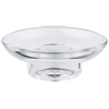 GROHE Essentials Zeepschaal - 11x3.9cm - rond - helder 0438133 GROHE Essentials Zeepschaal - 11x3.9cm - rond - helder 0438133