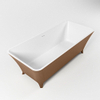 Mondiaz Lundy Baignoire sur pieds 170x75cm Couleur Rust mat Couleur intérieure Blanc SW491584 Mondiaz Lundy Baignoire sur pieds 170x75cm Couleur Rust mat Couleur intérieure Blanc SW491584