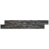 SAMPLE Kerabo Carrelage mural - steenstrip Rock Black aspect pierre naturelle Mat noir SW736210