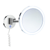 Smedbo Outline Vergrotingsspiegel Draaibaar met LED verlichting, dual light Chroom TWEEDEKANS OUT10530 Smedbo Outline Vergrotingsspiegel Draaibaar met LED verlichting, dual light Chroom TWEEDEKANS OUT10530