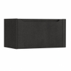 H&R Badmeubelen Juice Wastafelonderkast - 80x45x40cm - rechterhoek afgerond - 1 lade - geïntegreerde greep - basalt SW1259580