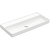 Villeroy & Boch Collaro meubelwastafel 100x47cm zonder overloop zonder kraangaten wit SW358323 Villeroy & Boch Collaro meubelwastafel 100x47cm zonder overloop zonder kraangaten wit SW358323