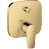 Hansgrohe Talis e Kit de garniture pour robinets de baignoire encastrés avec inverseur avec combinaison de sécurité or poli SW358801