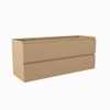 Mondiaz Hay Meuble sous vasque - 120x40x50cm - 2 tiroirs - softclose - 1 découpe droite - Oro SW1015903