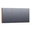 Saniclass Plain Spiegelkast 139x70x15cm Natural Walnut SW393005 Saniclass Plain Spiegelkast 139x70x15cm Natural Walnut SW393005