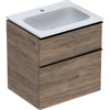 Ensemble de meuble Geberit iCon 60x63x48cm 2 tiroirs avec softclose Panneau de particules Noyer SW637763