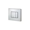 Grohe Skate Cosmopolitan wc bedieningsplaat dualflush ecojoy verticaal horizontaal RVS 0720027 Grohe Skate Cosmopolitan wc bedieningsplaat dualflush ecojoy verticaal horizontaal RVS 0720027