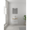 Bruynzeel Combo badmeubelset 60x45cm 1 wasbak 2 lades met spiegel met softclose ceramic glans wit SW383477 Bruynzeel Combo badmeubelset 60x45cm 1 wasbak 2 lades met spiegel met softclose ceramic glans wit SW383477