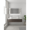 Bruynzeel Giro badmeubelset 49x150x46cm 2 wasbakken 2 lades met spiegel met softclose composite gladstone SW384311 Bruynzeel Giro badmeubelset 49x150x46cm 2 wasbakken 2 lades met spiegel met softclose composite gladstone SW384311