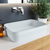 Mondiaz Arvo waskom 55x38x13cm rechthoek opbouw Solid Surface Clay/Clay SW643555 Mondiaz Arvo waskom 55x38x13cm rechthoek opbouw Solid Surface Clay/Clay SW643555