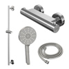Brauer Brushed Edition Mitigeur douche thermostatique mural avec barre de douche curseur Nickel brossé PVD SW505356 Brauer Brushed Edition Mitigeur douche thermostatique mural avec barre de douche curseur Nickel brossé PVD SW505356