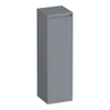 BRAUER Adore Wavy colonne haute - 120x35x35cm - 1 porte - ouverture à droite - sans poignée - gris mat SW1198501
