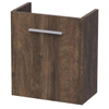 Saniclass Florence fonteinonderkast 40x45x22cm met 1 linksdraaiende deur zonder greep MFC Burned Bark SW370717 Saniclass Florence fonteinonderkast 40x45x22cm met 1 linksdraaiende deur zonder greep MFC Burned Bark SW370717