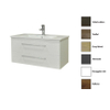 Sanicare Q6 badmeubelset 100x45x50cm 1 kraangat 1 wasbak 2 lades standaard greep MDF Grey-wood SW279281 Sanicare Q6 badmeubelset 100x45x50cm 1 kraangat 1 wasbak 2 lades standaard greep MDF Grey-wood SW279281