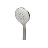 Hotbath Mate Handdouche - met 3 standen - 23cm - diameter 13cm kunststof - kunststof waterbesparend - geborsteld nikkel (RVS) SW20702