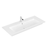 Villeroy & Boch venticello wastafel - 120x50cm - 1 kraangat overloop ceramic plus - White Alpine (glans wit) 1025111