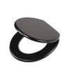 Tiger Leatherlook lunette de toilette noir CO252540746