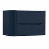 H&R Badmeubelen Juice Meuble sous-vasque - 80x45x50cm - coins arrondis - 2 tiroirs - poignée intégrée - chêne bleu SW1488596