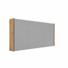 Saniclass Prime Armoire miroir - 140x63x16cm - incluant panneaux latéraux - chêne rustique SW1601607