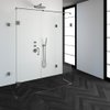 Saniclass Create douchecabine XL 80x160cm profielloos met antikalk en 8mm veiligheidsglas geborsteld RVS SW223696 Saniclass Create douchecabine XL 80x160cm profielloos met antikalk en 8mm veiligheidsglas geborsteld RVS SW223696