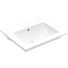 Villeroy en Boch Venticello wastafel zonder kraangat 60x50cm met overloop ceramic+ wit 1025155 Villeroy en Boch Venticello wastafel zonder kraangat 60x50cm met overloop ceramic+ wit 1025155