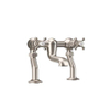 Crosswater Belgravia Crosshead Robinet de baignoire - montage en saillie - bec 16,5 cm - nickel brossé SW1176805