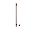 Hotbath &MORE Handdoekradiator - 19x115cm - rond - 1 stangen - verticaal - met schakelaar - tuscan bronze (brons) SW1245706