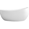 Villeroy & Boch Aveo new generation Aveo bad - vrijstaand - 190x95 randloos - met afvoer overloop - glans wit GA26008