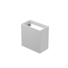 INK Contra/Enter Fonteinkast - 40x22x40cm - 1 deur - push to open of tbv grepen - links/rechtsdraaiend MDF lak - Mat wit SW693070
