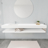 MONDIAZ ALAN 200cm badmeubel solid surface planchet talc Vrijhangende wastafel cloud links 1 kraangat kleur talc SW408728 MONDIAZ ALAN 200cm badmeubel solid surface planchet talc Vrijhangende wastafel cloud links 1 kraangat kleur talc SW408728
