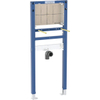 Geberit Duofix wastafel 112-130cm smal - inbouw wandkraan - blauw SW1237144