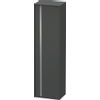 Duravit Ketho badkamerkast 50x36x180cm 1 deur Standaard greep Grafiet 0300865 Duravit Ketho badkamerkast 50x36x180cm 1 deur Standaard greep Grafiet 0300865