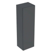 Geberit Smyle Square halfhoge kast - 1 deur - 118x36cm links/rechts - mat lava (grijs) SW417548
