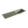 Mondiaz BIG small Army solid surface inbouw wastafel 150cm rechts SW423444 Mondiaz BIG small Army solid surface inbouw wastafel 150cm rechts SW423444