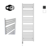 Sanicare HVW - Moda Elektrische Radiator - 160x60cm - 1159W - wifi - thermostaat - wit - linksonder - mat wit SW1185672